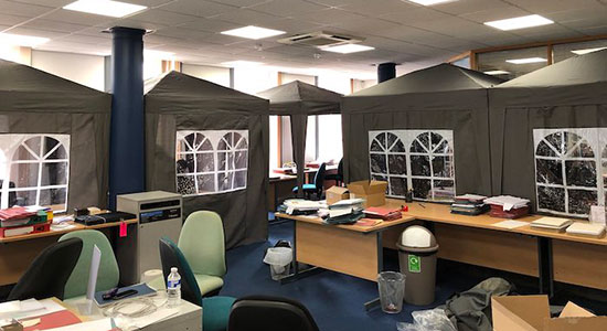 tents in office
