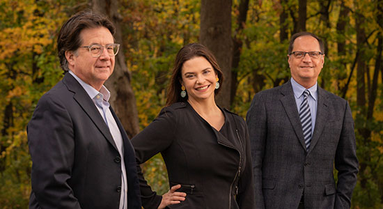 Keith Findley, Kate Judson, Jerry Buting, and Dean Strang