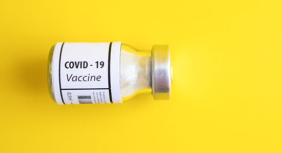 COVID-19 vaccine bottle