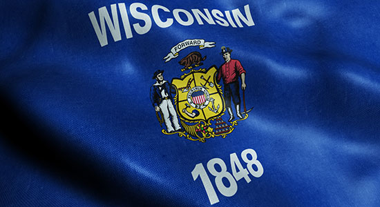 Wisconsin state flag