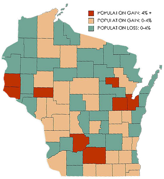 Wisconsin map