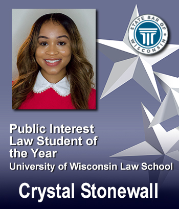 Public Interest Student of the Year - University of Wisconsin Law School - Crystal Stonewall