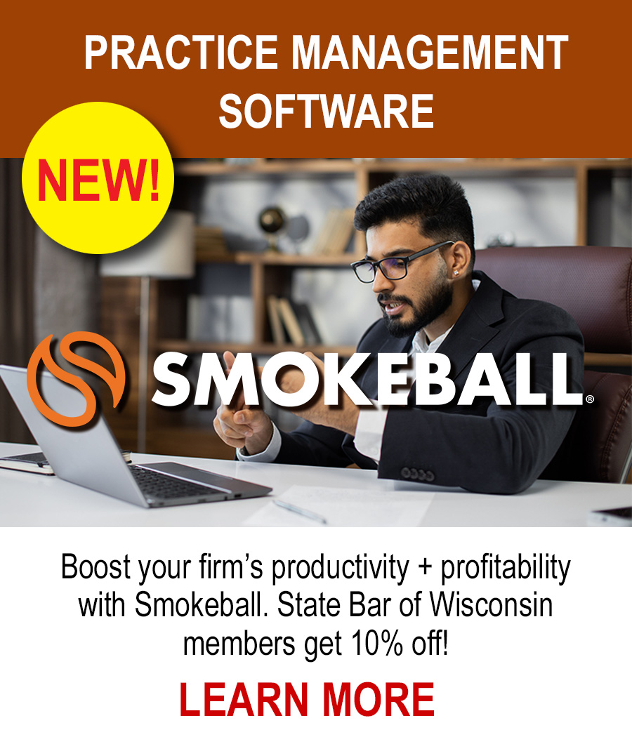 Boost your firm's productivity and profitability with Smokeball. State Bar members get 10% off. LEARN MORE.