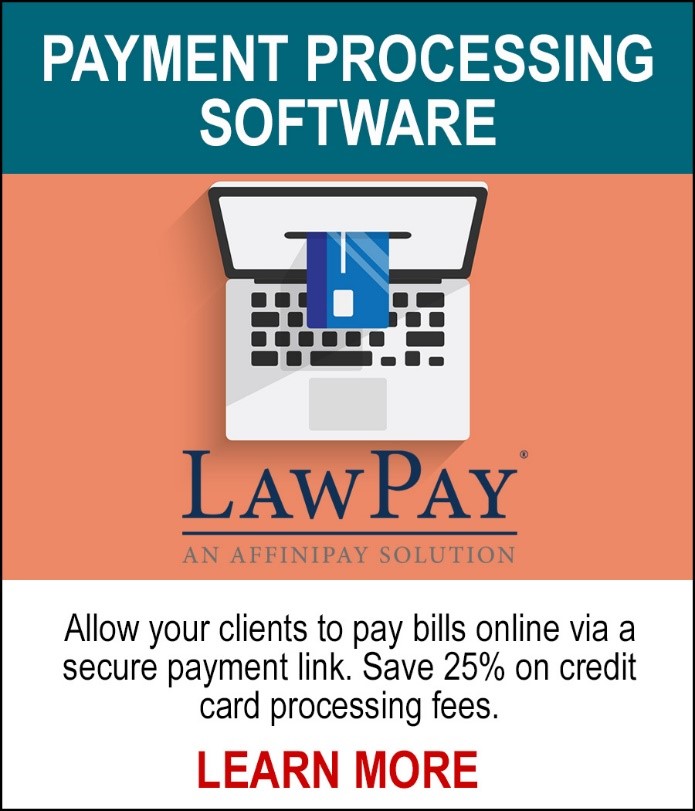 LawPay Payment Processing - Allow your clients to pay bills online via a secure payment link. Save 25% on credit card processing fees.