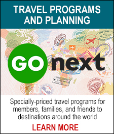 GoNext Travel Programs and Planning - Specially-priced travel programs for members, families, and friends to destinations around the world