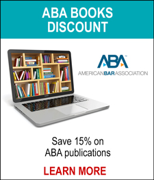 ABA BOOKS DISCOUNT - Save 15% on ABA publications. LEARN MORE