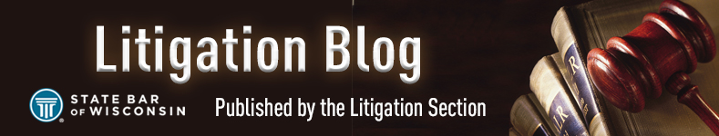 Litigation Blog banner