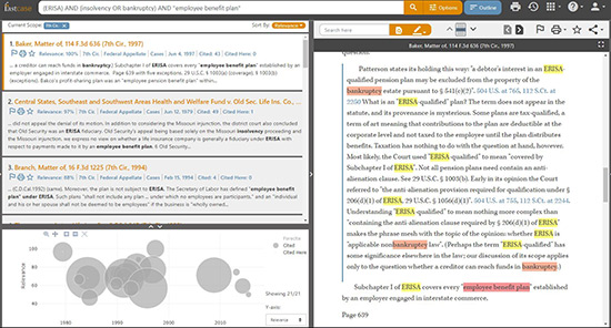 Case Law Results: Highlighting and More