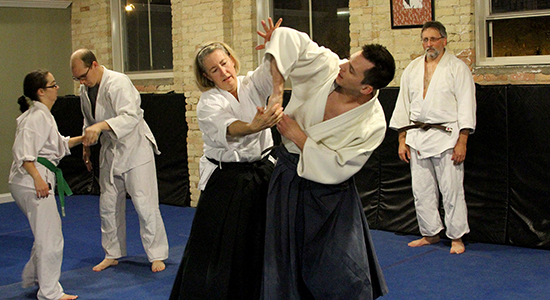 Judge Mel Flanagan practices and teaches Aikido