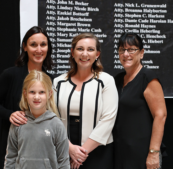 Samantha Davidson and family