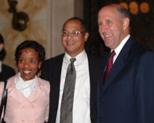 Michelle Behnke, Justice Louis Butler, and       Gov. Jim     Doyle