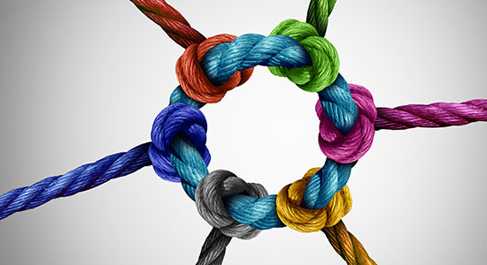 multi-colored rope
